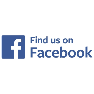 find us on facebook badge